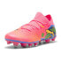 Фото #2 товара Puma Future 7 Match Nmj Firm GroundArtificial Ground Soccer Cleats Mens Pink Sne