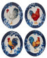Фото #2 товара Набор посуды Certified International Indigo Rooster 16 предметов