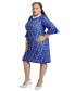 Фото #3 товара Women's Lace 3/4-Sleeve Sheath Dress