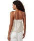 ფოტო #2 პროდუქტის Women's Cotton Lace Cami Top