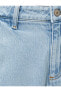 Фото #6 товара Kargo Kot Pantolon Straight Jean Yüksek Bel Düz Paça - Eve Jeans