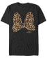 Фото #1 товара Men's Animal Print Bow Short Sleeve T-Shirt