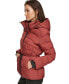 Фото #3 товара Women's Rope Belted Hooded Puffer Coat, Created for Macy's