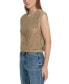 Фото #3 товара Женский свитер без рукавов Calvin Klein Jeans из хлопка с открытой вязкой