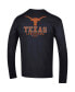 Men's Black Texas Longhorns Team Stack Long Sleeve T-shirt