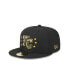 Фото #1 товара Men's Black Kansas City Royals 2024 Armed Forces Day On-Field 59FIFTY Fitted Hat