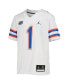 ფოტო #2 პროდუქტის Big Boys #1 White Florida Gators Untouchable Football Team Jersey