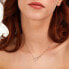 Фото #4 товара Delicate silver heart necklace with zircons Silver LPS10AWV12