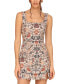 Women's Brocade Mini Sheath Dress