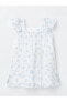 Фото #1 товара Платье для малышей LC WAIKIKI LCW ECO Kare Yaka Kolsuz Цветочный платье для девочек