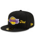 Фото #2 товара Men's x Just Don Black Los Angeles Lakers 59FIFTY Fitted Hat