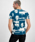 ფოტო #2 პროდუქტის Men's Basic Los Angeles Palms Tree Short Sleeve T-shirt