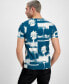 Фото #2 товара Men's Basic Los Angeles Palms Tree Short Sleeve T-shirt