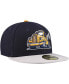 Men's Navy Chattanooga Lookouts Theme Night 59FIFTY Fitted Hat Синий, 7 5/8 - фото #3