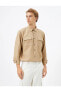 Фото #3 товара Рубашка мужская классическая с длинным рукавом, кнопками и карманами Koton