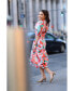 ფოტო #5 პროდუქტის Ramona Watermelon Smocked Midi Dress