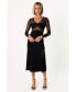 ფოტო #1 პროდუქტის Women's Addams Longsleeve Midi Dress