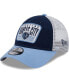 Men's Navy, Light Blue Sporting Kansas City Patch 9Forty Trucker Snapback Hat