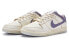 Фото #3 товара 【定制球鞋】 Nike Dunk Low BIGNIU 香芋奶油 简约 复古 做旧 手绘喷绘 防滑耐磨 低帮 板鞋 男款 米紫 / Кроссовки Nike Dunk Low DV0831-101