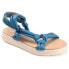 Journee Collection Womens Marri Tru Comfort Foam Multi Strap Flat Sandals, Blue