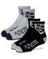 ფოტო #1 პროდუქტის Boys and Girls Youth Los Angeles Kings 2-Pack Team Quarter-Length Socks