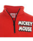 ფოტო #4 პროდუქტის Boys Mickey Mouse Baby Half Zip Sweatshirt and Pants Set to