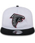 Фото #4 товара Men's White/Black Atlanta Falcons 2024 NFL Training Camp Golfer Snapback Hat
