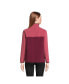 ფოტო #2 პროდუქტის Women's Heritage Fleece Snap Neck Pullover