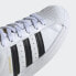 大童 adidas originals Superstar J 贝壳头 潮流前卫 金标经典款 低帮 板鞋 白黑