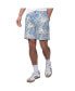 Фото #1 товара Men's Royal New York Giants Sandwashed Monstera Print Amphib Shorts