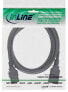 InLine power cable C19 / C20 3-pin IEC male / female black 10m