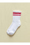Desenli Kadın Soket Çorap Organik Pamuk