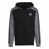 Men's Sports Jacket Adidas Mélange French Terry Black