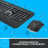 Logitech MK540 ADVANCED Wireless Keyboard and Mouse Combo - Wireless - USB - Membrane - QWERTY - Black - White - Mouse included