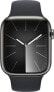 Фото #2 товара Smartwatch Apple Watch 9 GPS + Cellular 45mm Midnight Stainless Steel Sport S/M Granatowy (MRMV3QP/A)