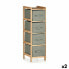 Chiffonier Grey Wood Textile 28 x 89 x 29,5 cm (2 Units)