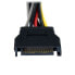 Фото #4 товара StarTech.com 6in SATA Power Y Splitter Cable Adapter - M/F - 0.15 m - SATA 15-pin - 2 x SATA 15-pin - Male - Female - Straight