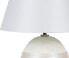 Lampa stołowa Beliani Lampka nocna ceramiczna kremowa SADO