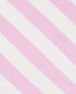 Фото #12 товара Baby 2-Piece Striped Peplum Bodysuit Pant Set 24M