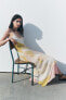 Фото #7 товара Платье в бельевом стиле с принтом ZARA