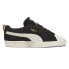 Фото #1 товара Puma Suede Cassette Tape Lace Up Mens Black Sneakers Casual Shoes 39454401