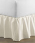 Solid Ruffled Cotton Bedskirt, Queen