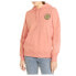 Фото #1 товара Puma Downtown Relaxed Graphic Pullover Hoodie Womens Pink Casual Outerwear 53358