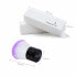 Canvalite Pack of 10 Nail Buffer Purple Nail Care Polishing Block Grit 120 Nail Sanding Blocks with Nail Brush for Nail Polishing Nail Design Buffer for Nails