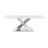 Кофейный столик DKD Home Decor Белый Серебристый Стеклянный Сталь 120 x 60 x 42 cm