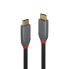 Фото #1 товара Lindy 1m USB 3.2 Type C Cable - 5A PD - Anthra Line - 1 m - USB C - USB C - 10000 Mbit/s - Black - Grey
