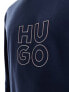 Фото #3 товара Hugo Bodywear stacked logo sweatshirt in blue