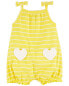 Фото #1 товара Baby Heart Pocket Cotton Romper 12M