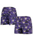 ფოტო #1 პროდუქტის Men's Purple Washington Huskies Island Palm Swim Trunks