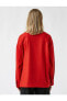 Фото #7 товара Kadın Kırmızı Çitçitli Cepli Gömlek Ceket 3wak60007pw